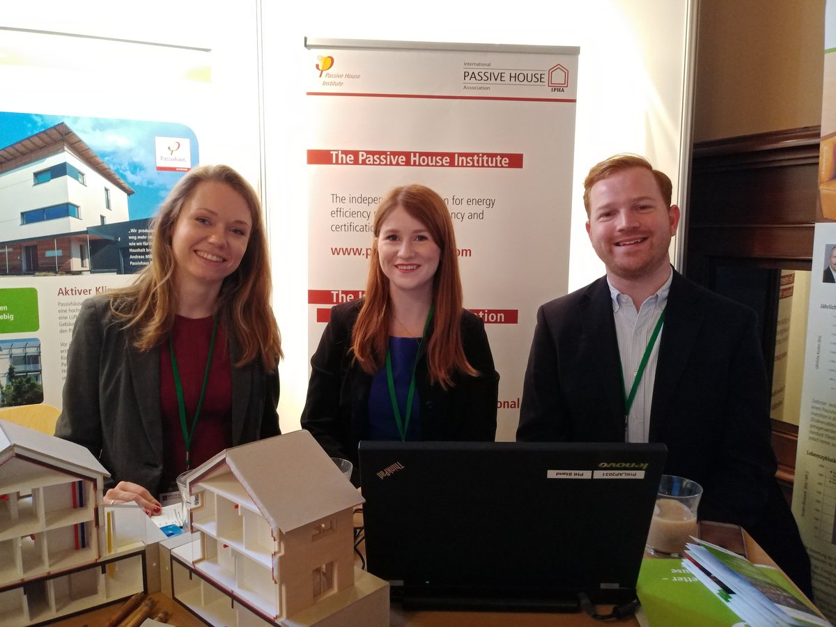 .@the_iPHA The Achieve Better Buildings! Passive House Conference in Heidelberg has begun! You can find iPHA at the PHI stand today and tomorrow - hope to see you there! #passivehouse
