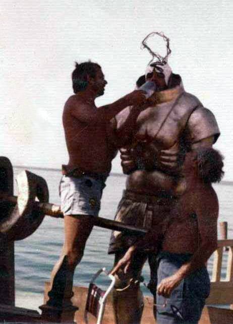 Ray_Harryhausen's tweet photo. Everybody at the Foundation was deeply saddened to hear about the passing of Peter Mayhew. @TheWookieeRoars' first acting role was as Minaton in 'Sinbad &amp; the Eye of the Tiger', where he donned a fibreglass costume based upon Ray's latex model. Our thoughts are with his family. https://t.co/54vIqS7f6l