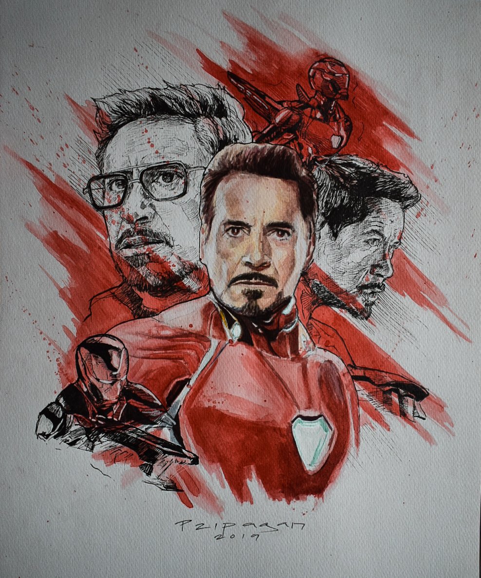 ▷ Iron man by Hervé Clare (Air V), 2019 | Fine Art Drawings | Artsper  (968775)