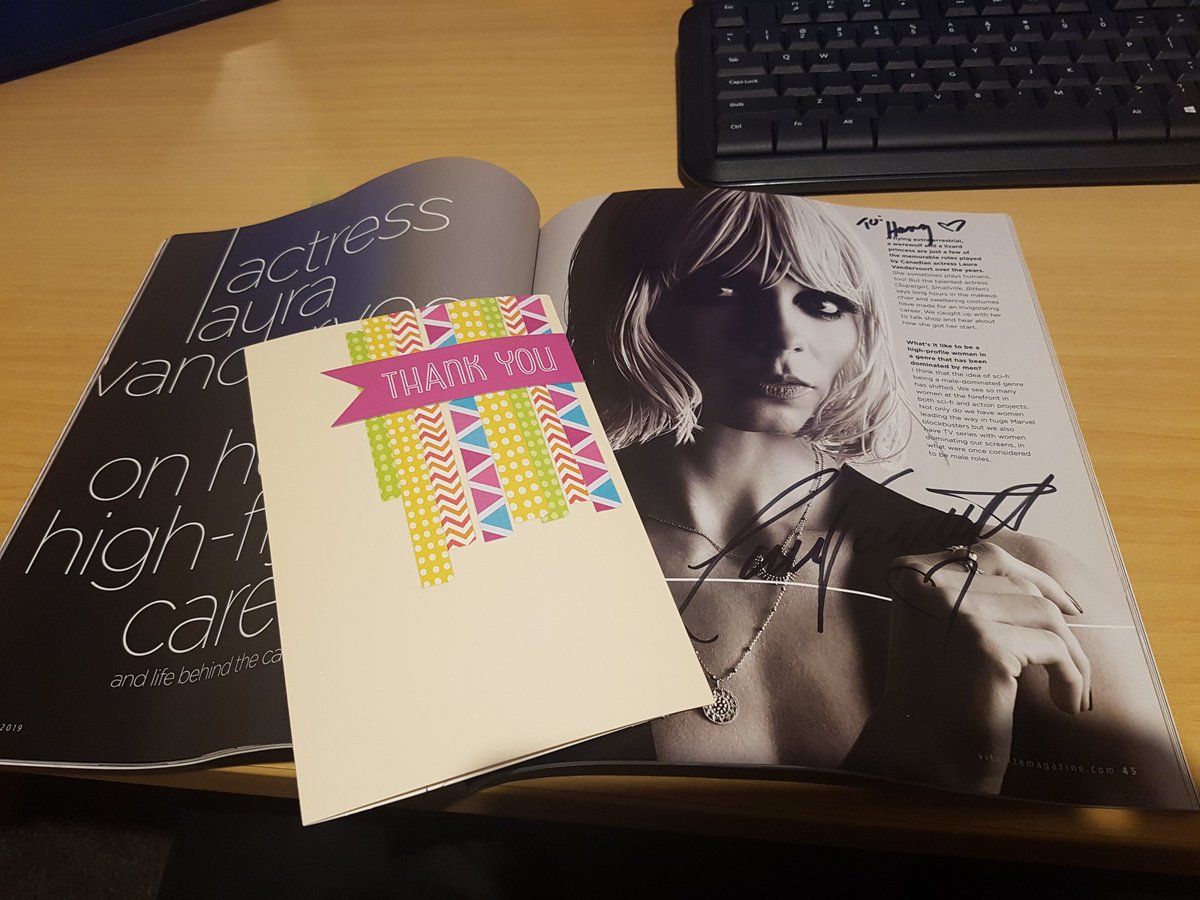 HanzFreller's tweet image. Arrived home to find this in the mail from @Vandiekins22 An excellent we article in @VitalizeCanada  Thank you for for being a light to all. #smallville #Supergirl