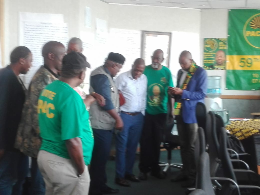 MyPAConline's tweet photo. @PACAZANIA59 National Leadership engaging......
PAC is one , PAC is strong.
Together we all #VOTEPAC
#VOTEPAC #SupportPAC #NewzroomAfrika #POWERTalk #SAElections2019 #SABCNews #MorningLive https://t.co/TCFw96LojI