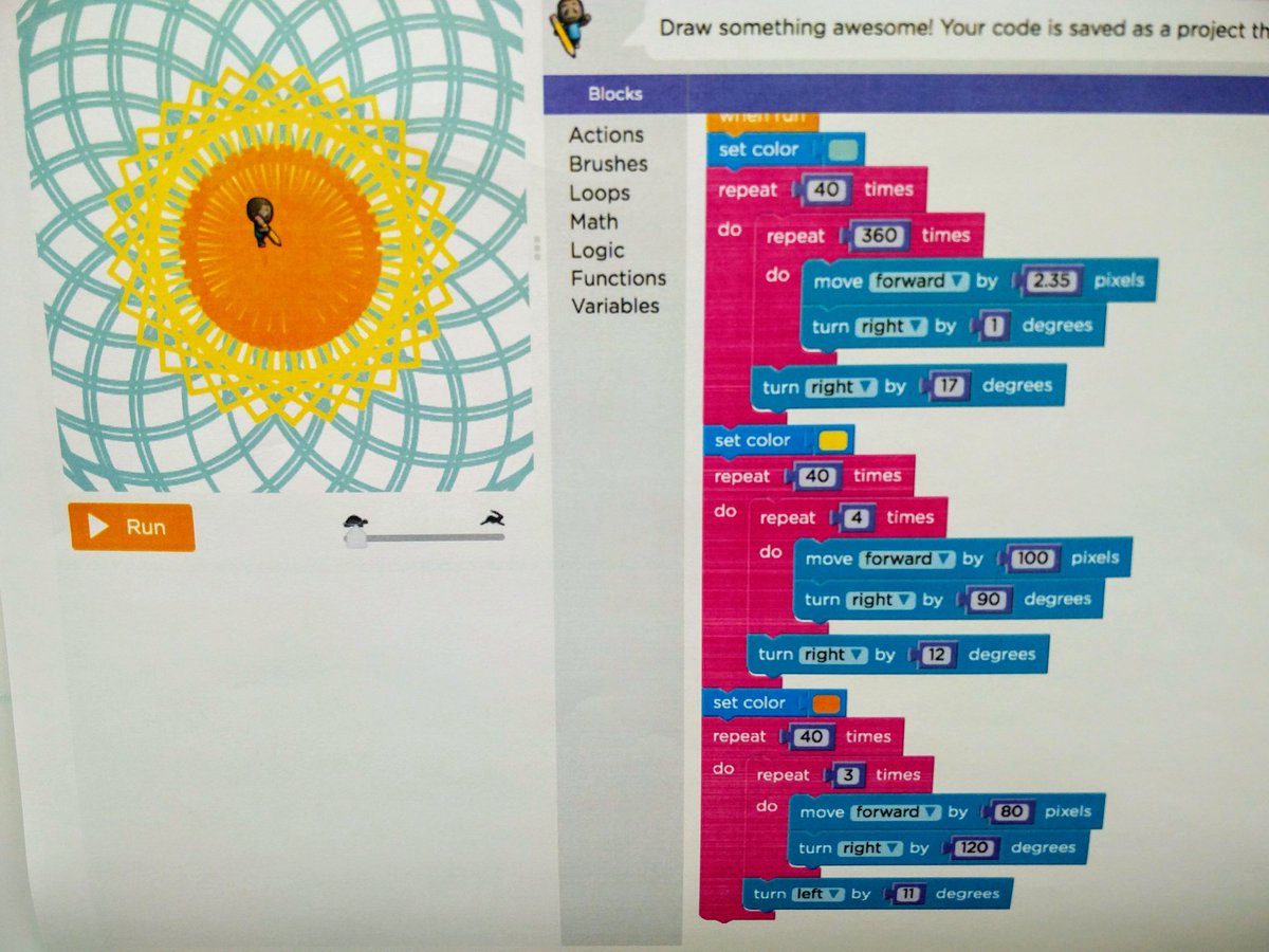 LunaliloElem's tweet image. Some amazing designs upper grades are creating using their coding, math, and art ideas for their final project. #STEAM #artists #csfundamentals #design #coding @codeorg @HIDOE808