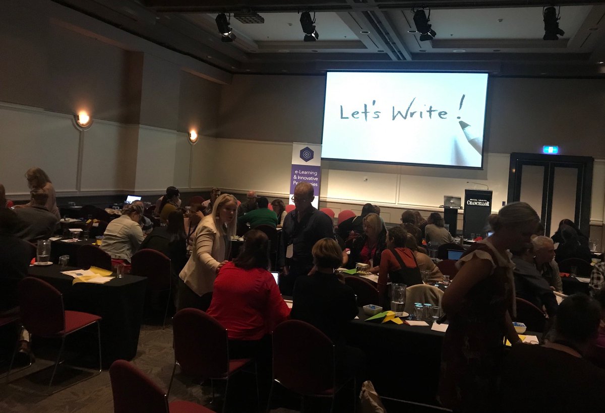 jbowes's tweet photo. Lots of engaged teachers planning Virtual Excursions is this session, led by NSW Distance Education Teachers. #AADES19 #ICEIP19 ⁦@Curriculum11_12⁩ https://t.co/LyOSuJKjnR