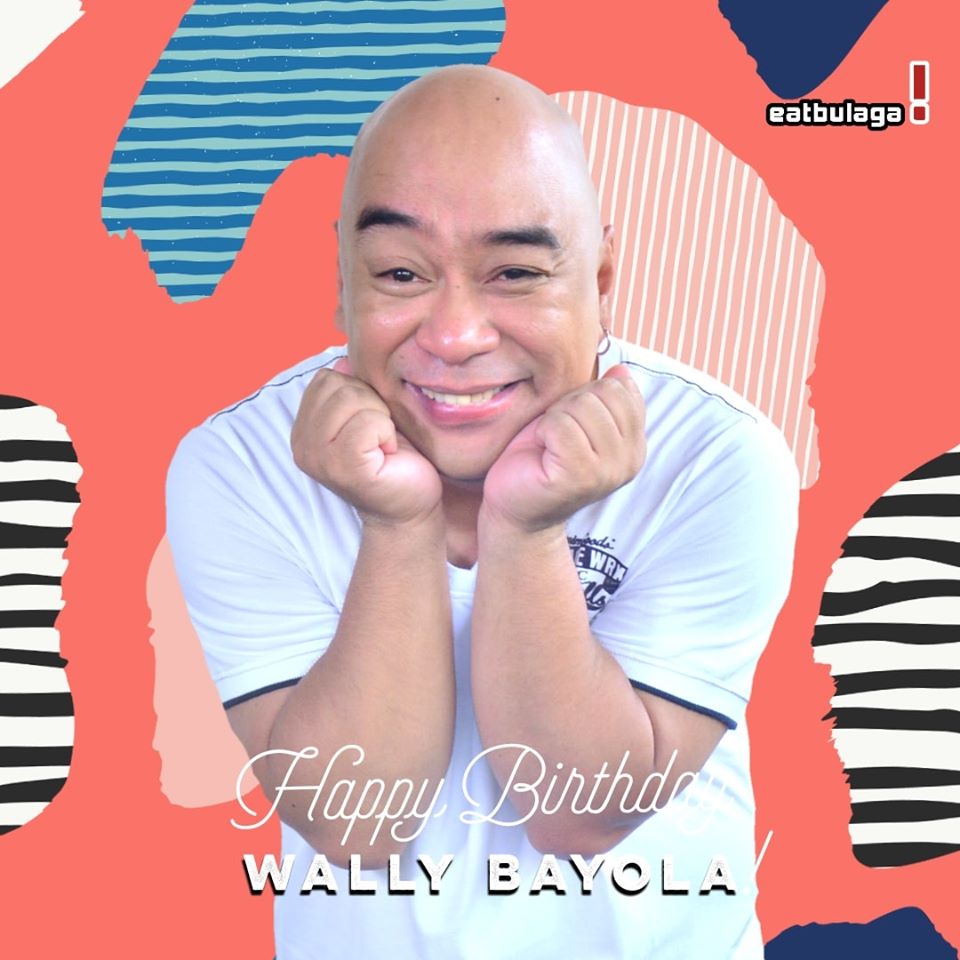 Happy Birthday, Dabarkads Wally Bayola! 
From your & families! 