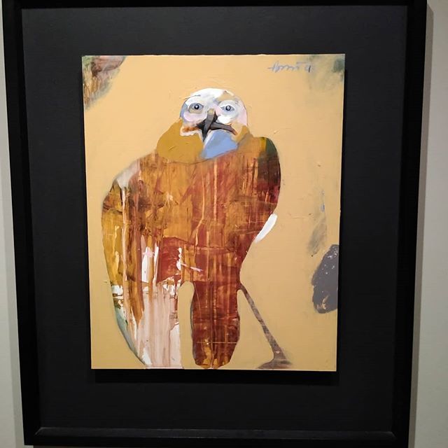 tomartin7's tweet photo. Quiet One, 2013 by Rick Bartow. #portlandartmuseum #rickbartow #pdxartmuseum #portland #painting #nativeamerican #art #bird #nwart https://t.co/cWH6PLsCIt https://t.co/PGmh699GvP