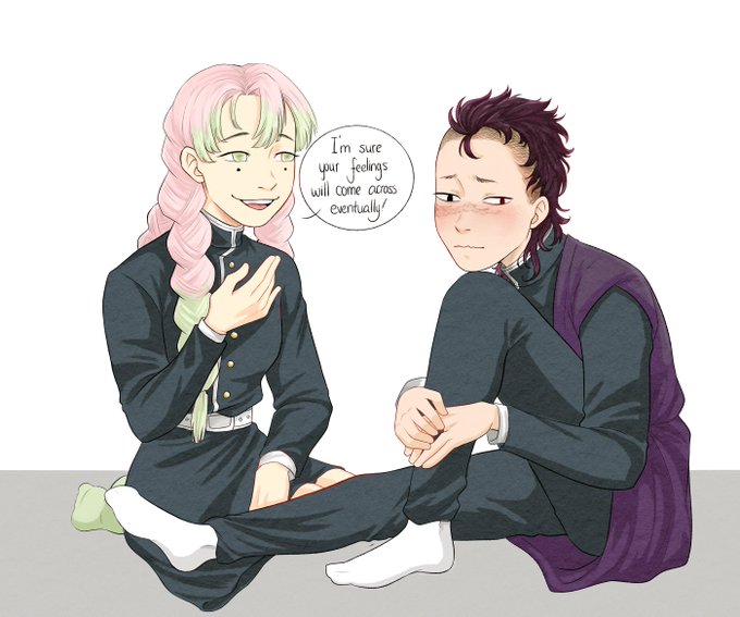 ❆ han ❆さんがTwitterに投稿した甘露寺蜜璃(鬼滅の刃)のイラスト。