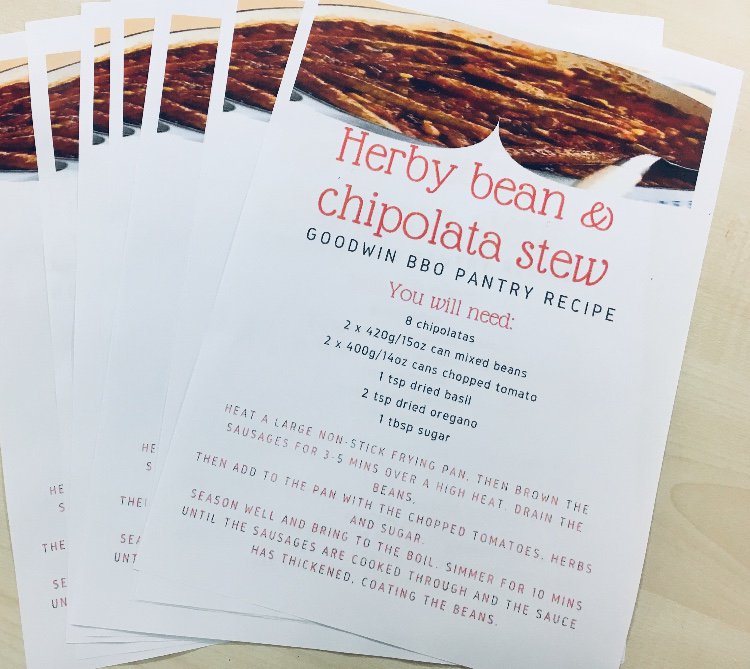 GoodwinPantry's tweet image. Fridays pantry recipes, available to our members &amp;amp; with all the fresh ingredients available today at the Goodwin Pantry for them to go home &amp;amp; try some thing new.. #Goodwindevelopmenttrust #foodwasteideas #Hull