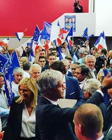 GG_Guerin's tweet photo. Superbe réunion publique devant plus de 640 militants ⁦@lesRepublicains⁩ ⁦@VilleLimoges87⁩ ⁦@ERLOMBERTIE⁩! Ferveur et dynamisme ! 
Merci ⁦@fxbellamy⁩ ⁦@laurentwauquiez⁩ ⁦@AgnesEvren⁩, à nos colistiers et militants très mobilisés. #JeVoteBellamy https://t.co/mccpxLfHFK