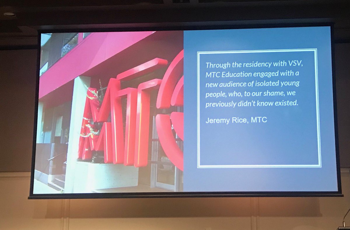 jbowes's tweet photo. Collaboration between Virtual Learning Victoria (VLV) and ⁦@MelbTheatreCo⁩ providing rich learning for online drama students.  #AADES19 #ICEIP19 ⁦@Curriculum11_12⁩ https://t.co/TjLmYKPwmS