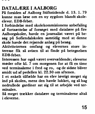 NetromLarsen's tweet photo. @coolitconsult Det er ikke første gang, at der er tilfælde af "EDB-feber" på Sofiendalskolen 🙂 https://t.co/3prpG4PFuD