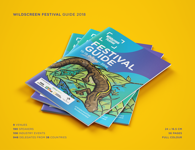WildscreenFest's tweet photo. 💫 Congratulations 💫 to @PAULSTERRY for winning the @Creativepool Publishing People's Choice #award for the design work he did for Wildscreen Festival 2018!  👀 https://t.co/KMXPsQL6HG  👀 https://t.co/LWJvrDhtSU