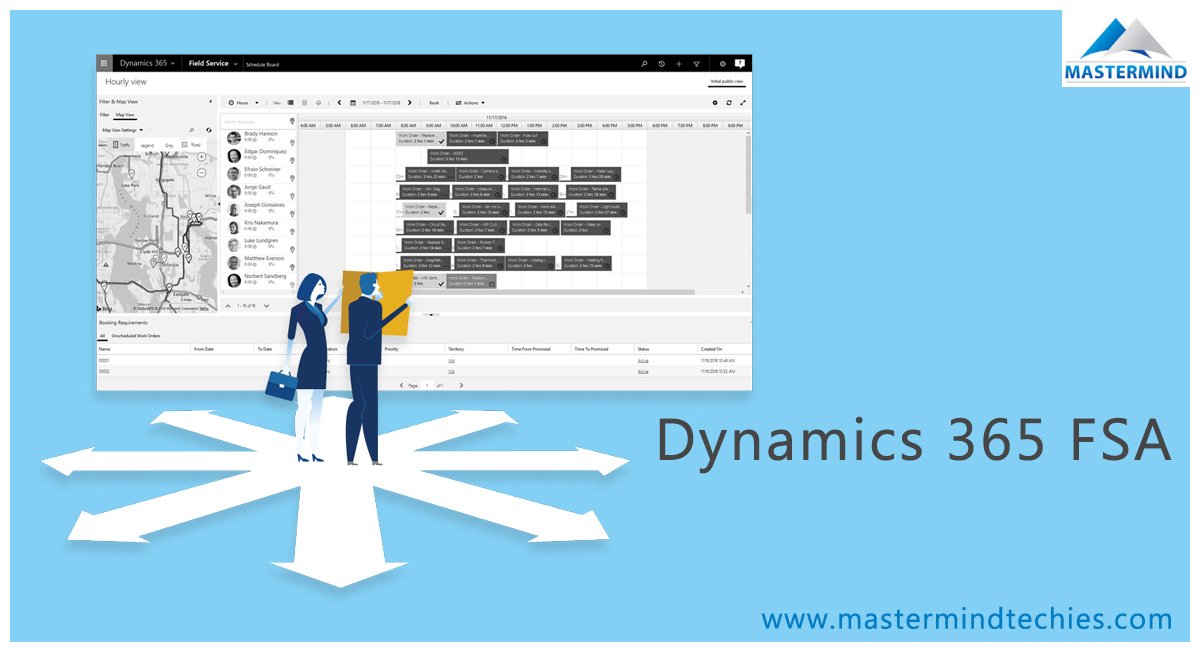 Mastermindtechi's tweet photo. If you are in the service business and looking for improving the productivity of your field resources, and to increase customer touch points, the best solution to suit your expectations will be Dynamics 365 Field Service Automation. visit us https://t.co/sWKPepruxs #fsa #dynamics https://t.co/aefsKZwfym