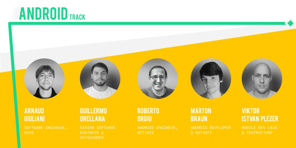 kotliners's tweet image. 📅Our Android track focuses on practical applications of Kotlin on @Android, featuring DI with @insertkoin_io, code sharing with iOS, code reviews, Mobius architecture, and coroutines. Don't miss @arnogiu, @_tiwiz, @wiyarmir, @zsmb13, and @viplezer🤘conferenceforkotliners.com