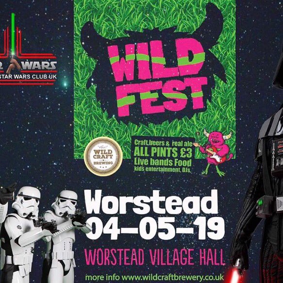 The fab @wildcraftbrews host #Wildfest in #worstead this Sat > try our #wildcat beer & many more ales + food & music too! @ProudlyNorfolk