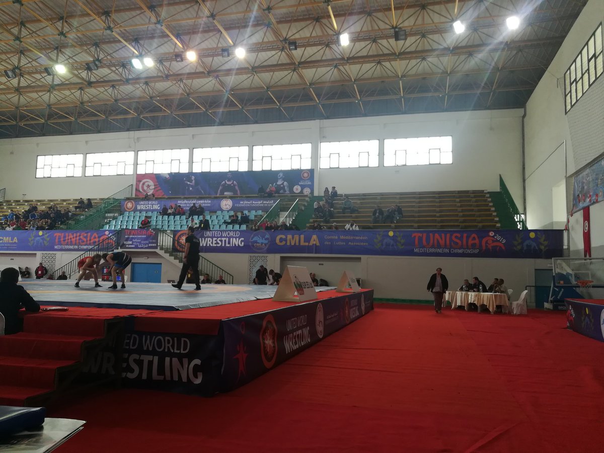 MG Sport au championnat de la Méditerranée U23 du #CMLA se déroulant en Tunisie à Tunis. Bon tournoi