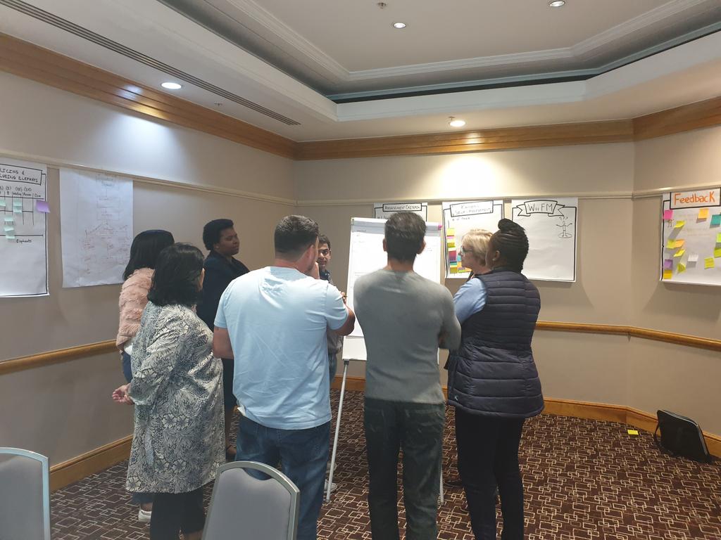 RoosRochelle's tweet photo. Kmp1: Kanban System design day 2 at full stream! @spryagility @bertocoetsee @LeanKanban https://t.co/2NTPZddkXC