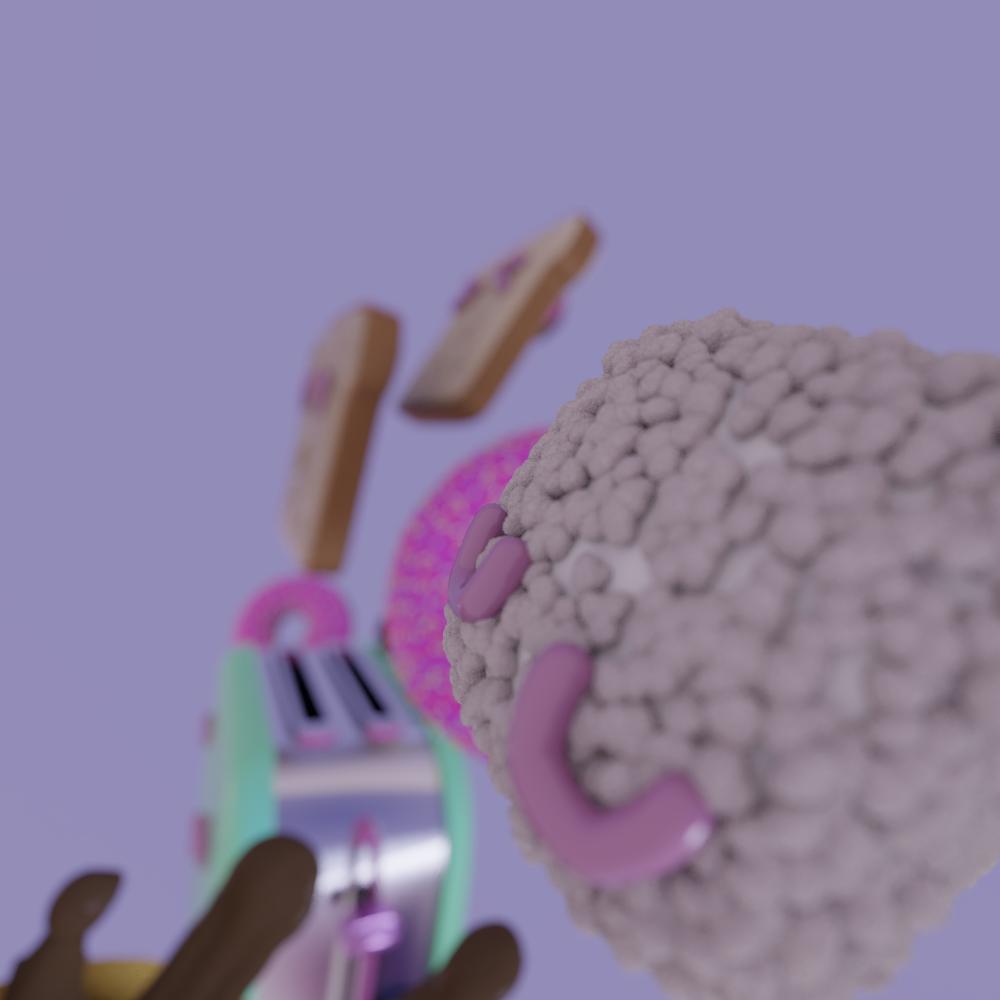 Inanis_vanitas's tweet image. Breakfast. 
#MadeWithBlender3d