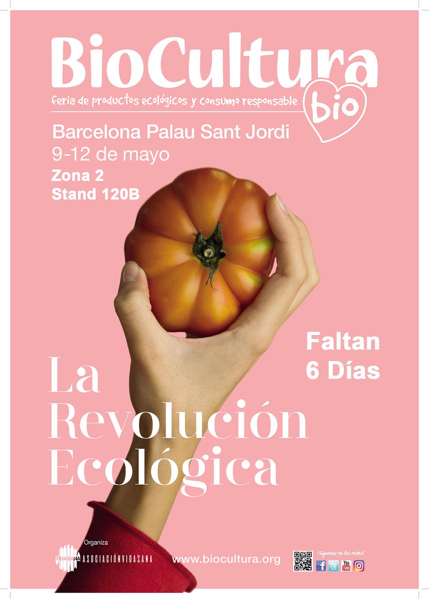 NaranjasChe's tweet photo. Quedan 6 días para #BioculturaBcn2019

🗓 9-12 Mayo 2019
📍  @PalauSantJordi 
🔸 @NaranjasChe ➡ Zona 2 | Stand 120B

@biocultura #NaranjasChé

#Bio #Organic #Oranges #Eco #OrganicOranges #Ecológico #BCN https://t.co/eVhm0vsYCl