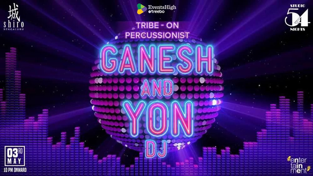 #Bangalore
This #Fridaynight don't miss out partying at the best parties brought to you by EventsHigh. Presenting #DJYon &amp; #DjGanesh with a set of fresh mixes and mashups. Head to Shiro tonight to begin a splendid weekend.

Register Now: buff.ly/2PK36I7