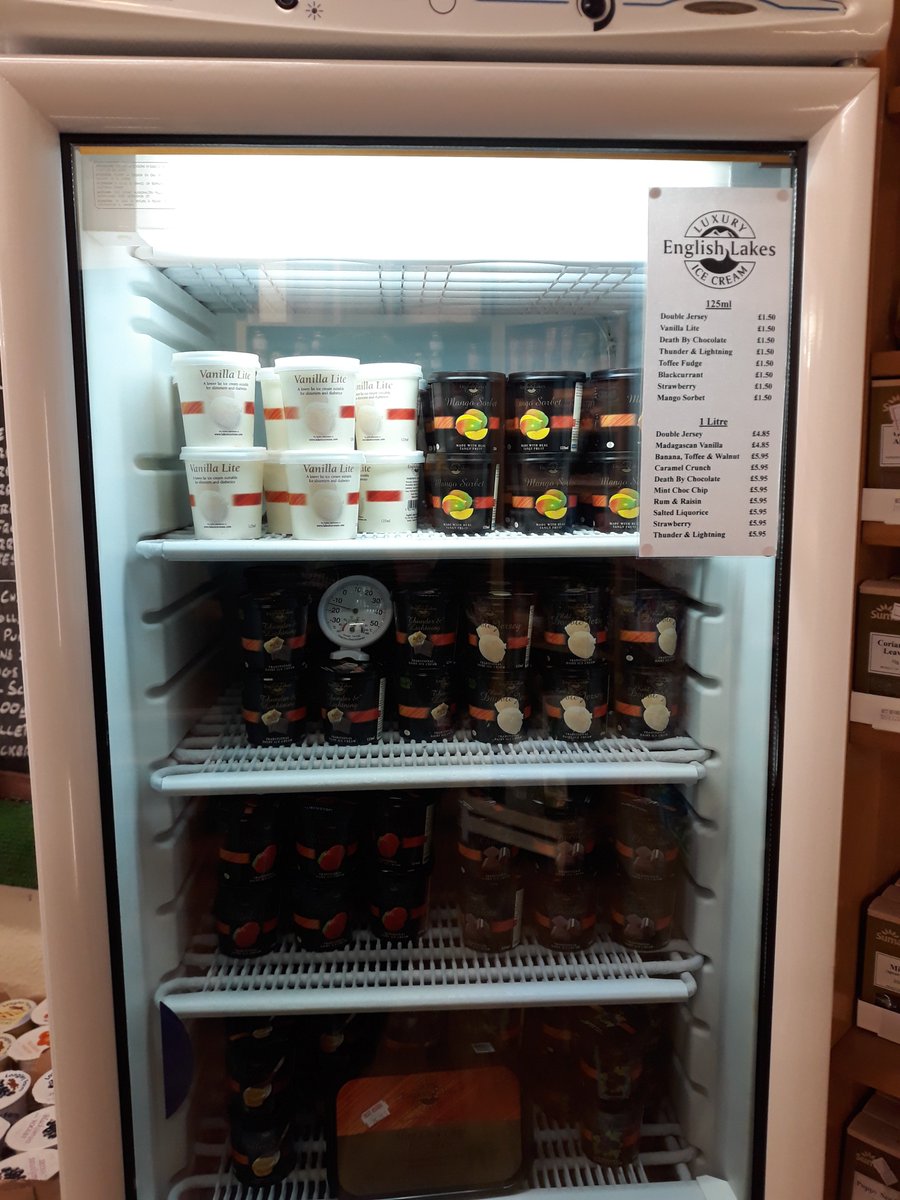 Just in! English Lakes ice creams now available at Stephenson's! We're fully stocked with the wonderful, Kendal produced ice creams in 1 litre and 125ml tubs with a scrumptious range of flavours! So pop down and grab your favourite! #shopappleby #shoplocal #englishlakes