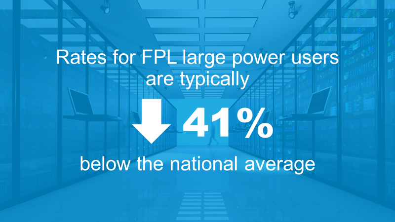 PoweringFL's tweet photo. #IAMCSpringForum attendees: At #PoweringFL, we know that power is important to large industrial users. That’s why Florida Power & Light helps companies succeed by offering reliable electricity at rates 41% below the national average: https://t.co/U3QpSLZ06L #IAMC #Industrial https://t.co/vHVxflQ8gQ