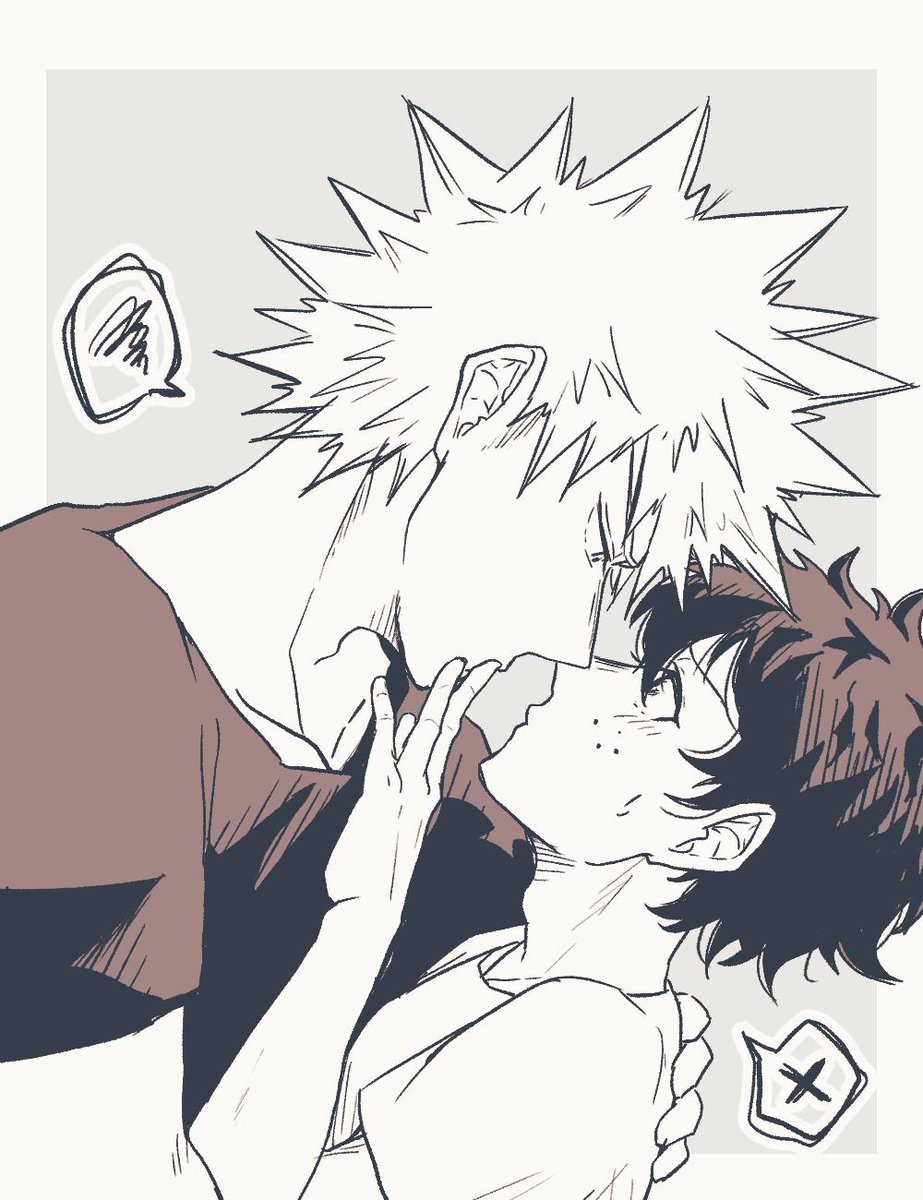 かっちゃんのキスがあまりにしつこすぎるので10回に1回はデクに拒否される勝デク 