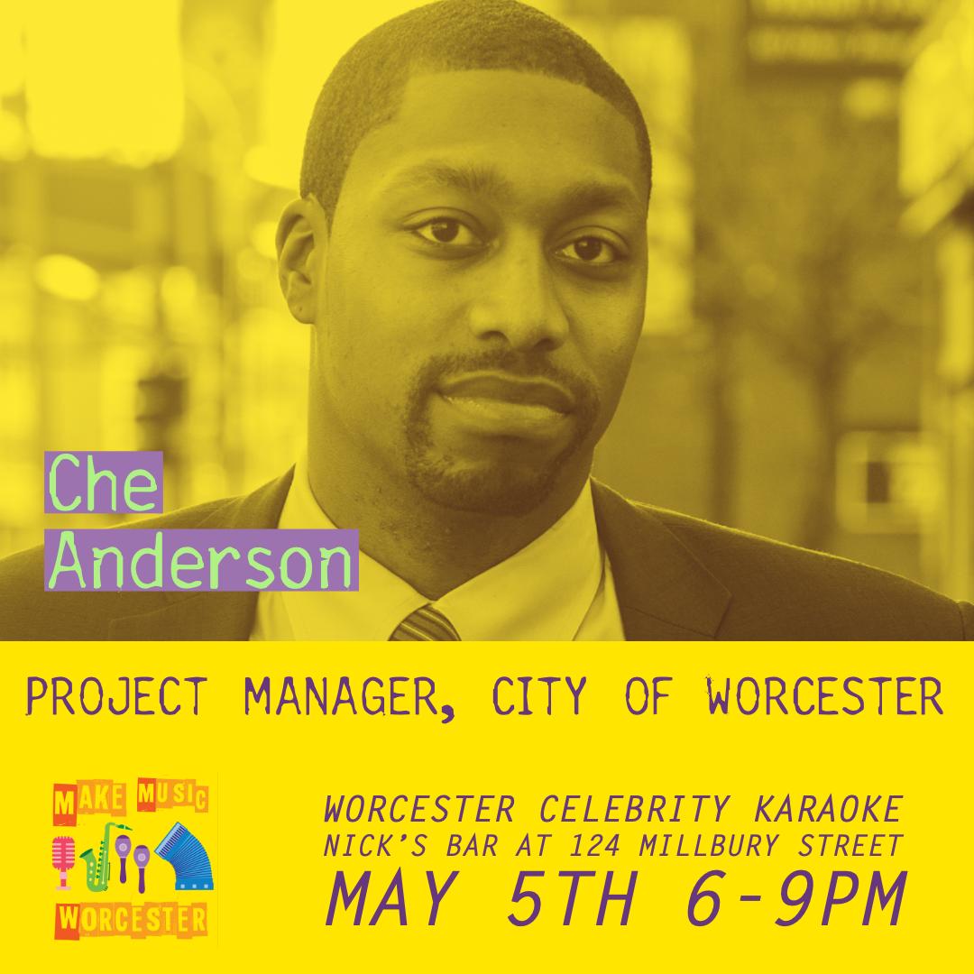 We've got 12 more announcements to make so let's not delay - Che Anderson will be here repping the City of  Worcester. <a href="/TweetWorcester/">City of Worcester</a>