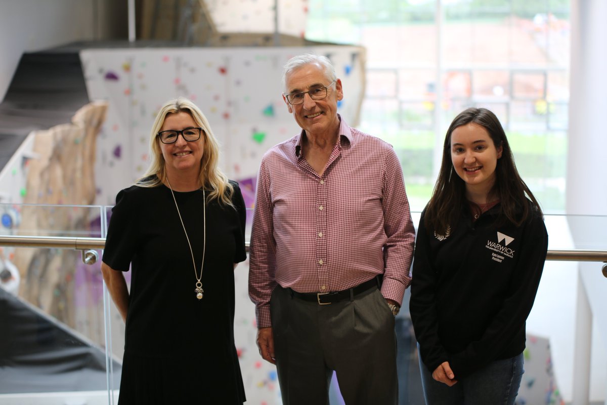 A lovely moment when our current president of <a href="/WUAXC/">Warwick Athletics</a> met Rod Barker, the first ever president of <a href="/WUAXC/">Warwick Athletics</a> and first ever President of the Athletics Union at our new Sports Hub - Rod was suitbale impressed by the scale of what <a href="/warwickuni/">University of Warwick</a> and its sports clubs are achieving
