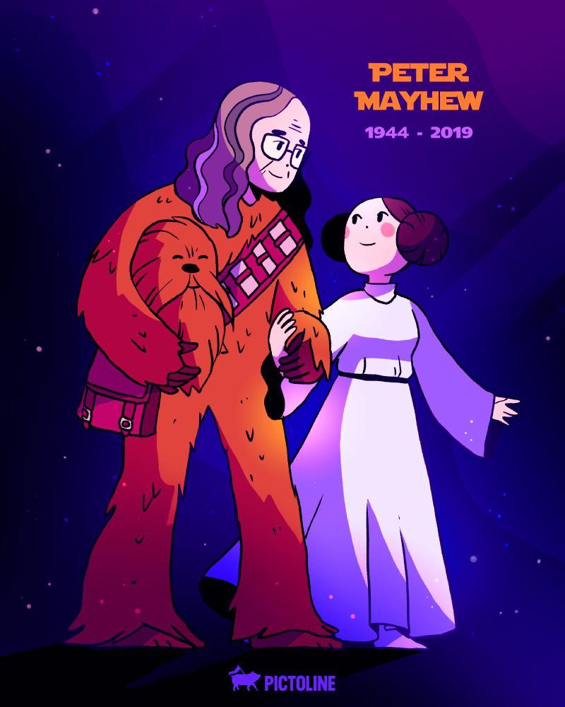 vincent5412's tweet photo. May the Force be with you, Chewie! #PeterMayhew #Chewbacca #StarWars https://t.co/aXBd6MLBfT