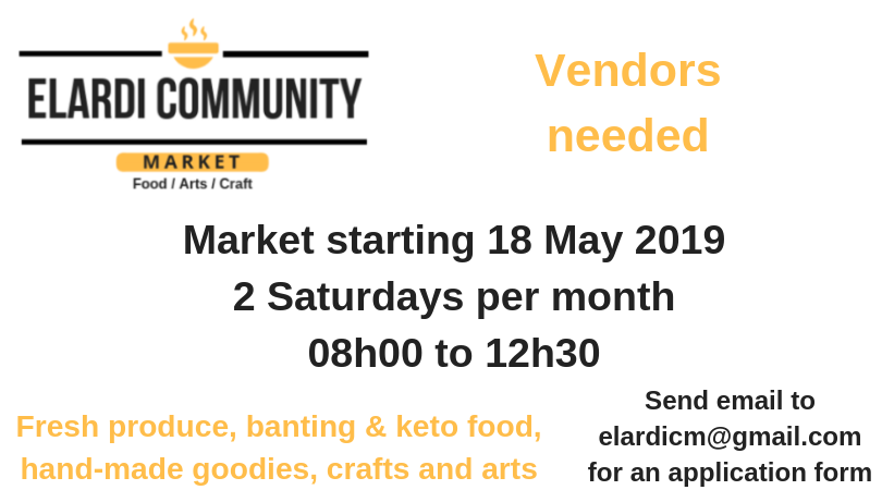 Fresh_Markets's tweet photo. Are you a maker, baker or trader looking to join a new market? There is one starting in Elarduspark, near Moreletapark that is open to applications! #SAmarkets #vedorsneeded #joburgmarkets #newMarket #applicationsopen #localmarkets #FreshLocalMarkets https://t.co/C4dsL87PQk