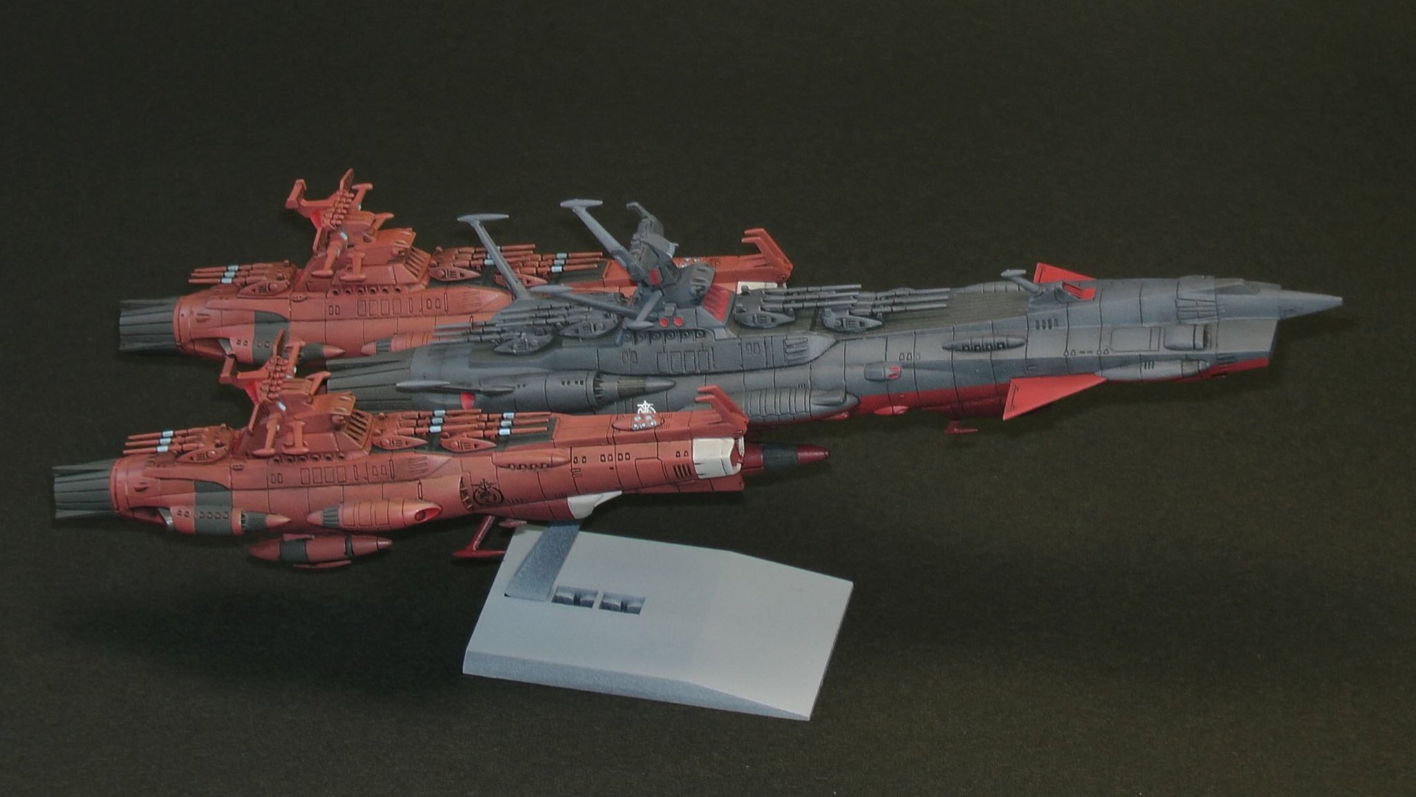 宇宙戦艦ヤマト2202 1/1000 アンドロメダ改＋ドレッドノート塗装完成品 完成品/第1611弾 1/1000 アンドロメダ改35(アンドロメダ改1隻+