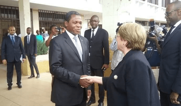 TodayCameroon's tweet photo. The United Nations High Commissioner for Human Rights, Michelle Bachelet  arrived the Cameroon on 1st May to hold talks with Administration  authorities and members of the civil society till 4th May 2019, Read more: [https://t.co/IV9kUJP2PA] https://t.co/6OknjVXLie