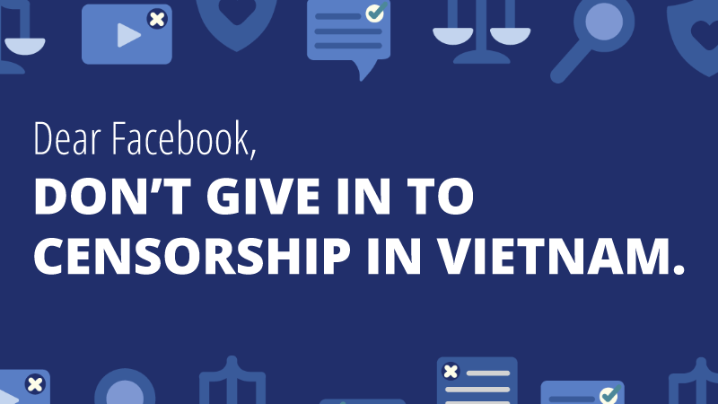 viettan's tweet image. On the occasion of #WorldPressFreedomDay , 10 free expression and human rights organizations incl. @accessnow @article19org @EFF @RSF_inter @seapa @witnessorg and @viettan urge #Facebook to not give in to government censorship in #Vietnam. viettan.org/en/facebook-op…