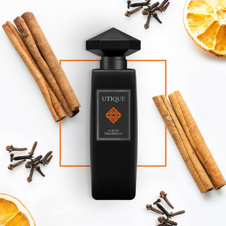 PerfumeByFM's tweet photo. #Utique Parfum AMBRE ROYAL will surround you with an aura full of charm. 

Type: sensual, charming, with a hint of mystery
🧡Head notes: bergamot, #orange, apple, #cinnamon
🧡Heart notes: #clove, tobacco, cedarwood
🧡Base notes: patchouli, tonka bean, myrrh, musk
---
#loveit https://t.co/fhkdgKyuzi