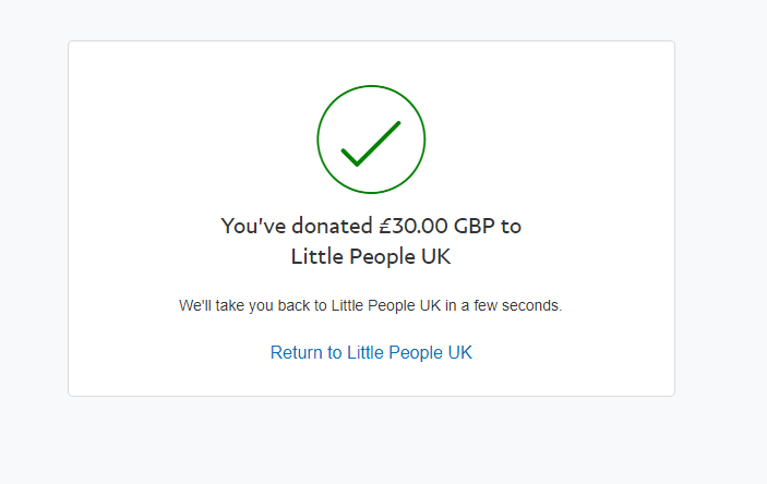 A client refered us, we wanted to send a thank you. She asked for us to make a donation to our chosen charity! We are lucky to have such amazing clients!  <a href="/LPUKOnline/">Little People UK</a> #charity #lpuk #littlepeople #accountants #closetoourhearts