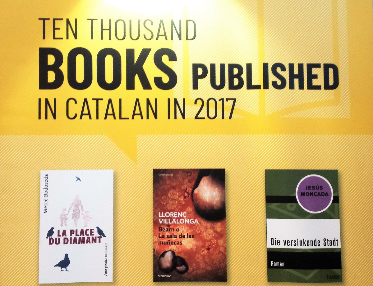 Good news! The 60% of the books sold for #SantJordi2019 were in Catalan. In 2016 they were the 54% #BooksandRoses
More info 👇
ccma.cat/324/un-llibre-…