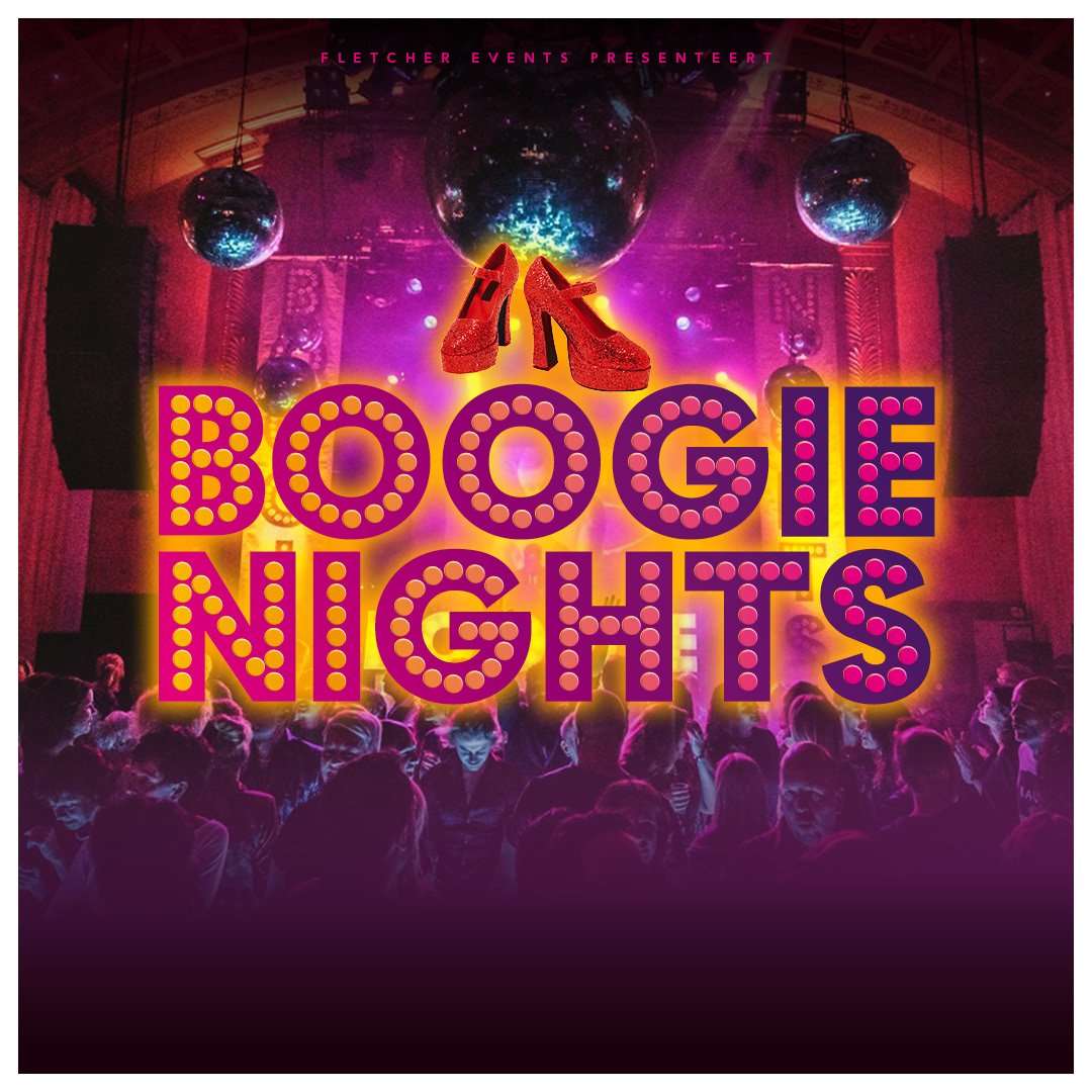 FletcherEvents's tweet image. De meest GROOVIE hits uit de 70's, 80's en vroege 90's! Dus 'Let's blame it on the boogie' en kom naar BoogieNights! 💃💃

- ZA 15 juni| Apeldoorn
- ZA 22 juni| Berg en Dal
- ZA 9 nov| Waalwijk
- ZA 16 nov| Huizen

Tickets: bit.ly/2DEK80I