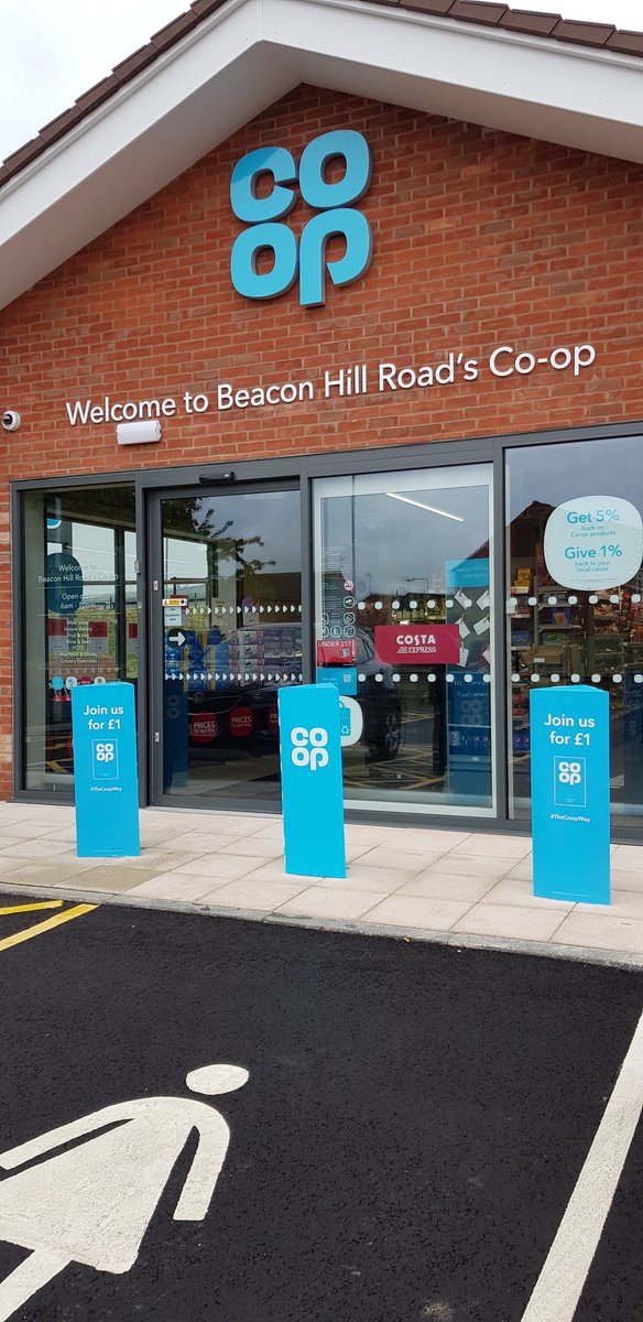 Brand new shiny store, well done team Newark for the hard work you've all put in! #succeedtogether #coop