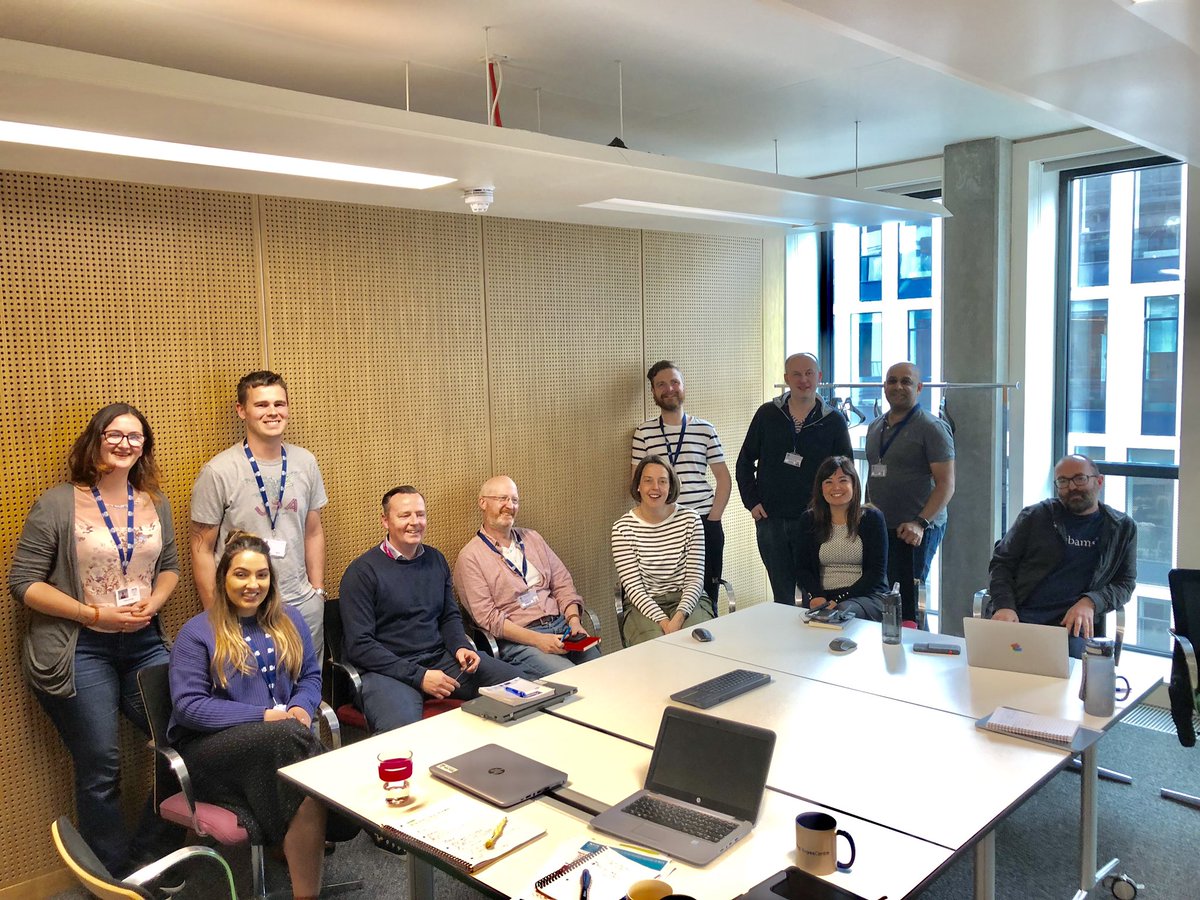 Meet (most of) the team here at @ndsscotland. We’re working on the #nationaldigitalplatform for health and social care. @GeoffHuggins @alistairhann @docpaulmiller @DigitalSamPatel @stevebaguley @rohan_21awake #digital #innovation #improvinghealth #Respect #lotstodo