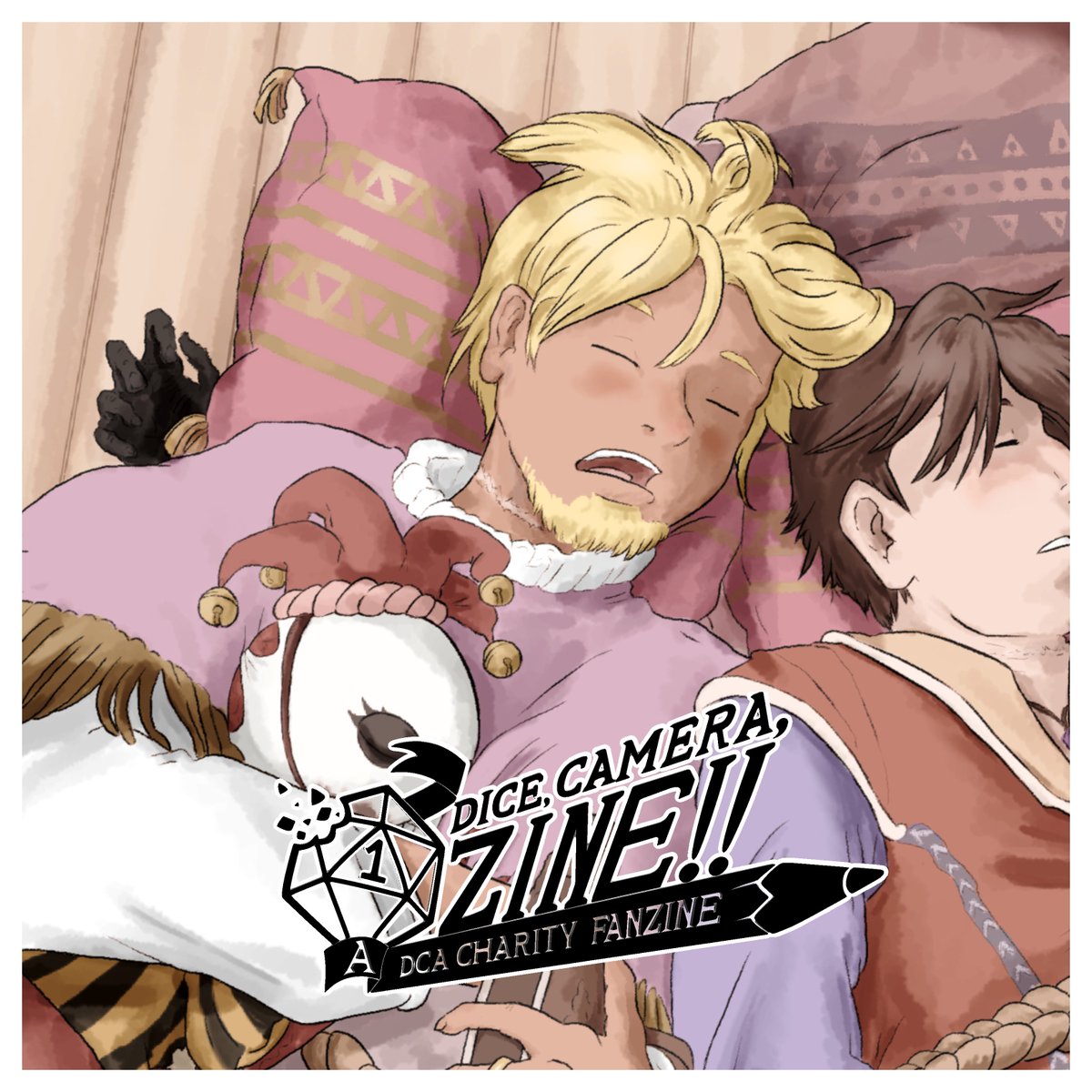 DiceCameraZine's tweet photo. #DiceCameraZine preview

Art contributor @BlackRazorBill brings us this adorable Wafflecrew cuddle pile, complete with Handrew! 

View the full image in Dice, Camera, Zine! The DCA Charity Fanzine.
Available for pre-order now til May 30th on https://t.co/5CI1M9Nycy

#wafflecrew https://t.co/GS8fCrUswV