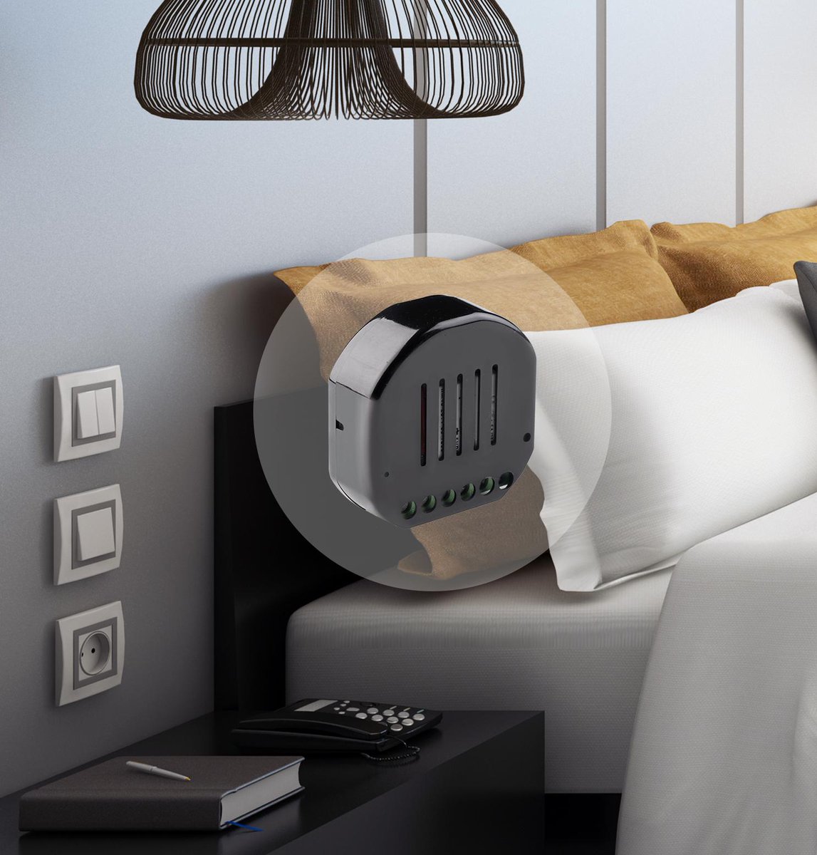 Touch_Wand's tweet photo. Explore the #opportunities our #InWand micro #switch has to offer! Unique ON/OFF switch for two loads for two #lights, one #blind, two #scenarios or one lighting unit and one scenario. Detailed info on https://t.co/qMe5YBjoJi https://t.co/Ggr2de665g