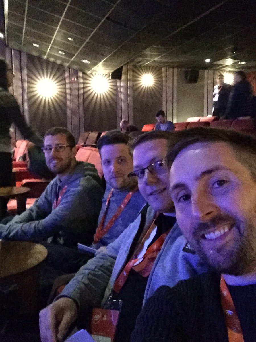 c_buscuit's tweet photo. Lost the breakfast vote but we’ve made it to #AllDayHey! It’s a great turn out by the look of things 👍 #swag #comfyseats https://t.co/Zqr7k9al3I