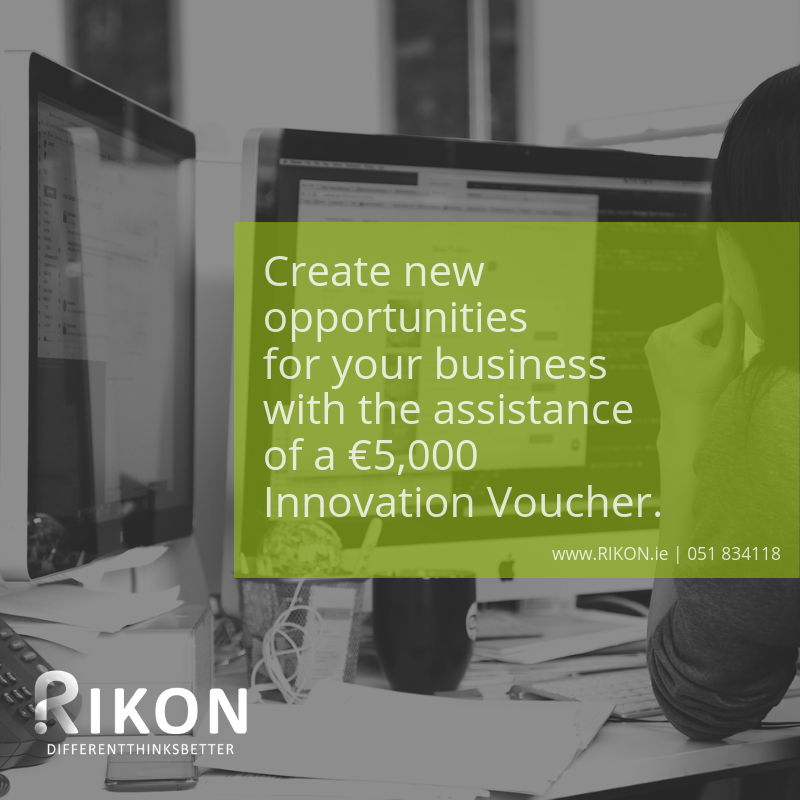waterfordcc's tweet photo. Looking to #grow and #optimise your #business? @RIKON_WIT are leading #InnovationVouchers providers under @Entirl scheme and have helped thousands of businesses over the past decade. The call is now open. Apply today! #BizTechManagement- https://t.co/9UEq98iiVp https://t.co/PXNFp9Vdyh