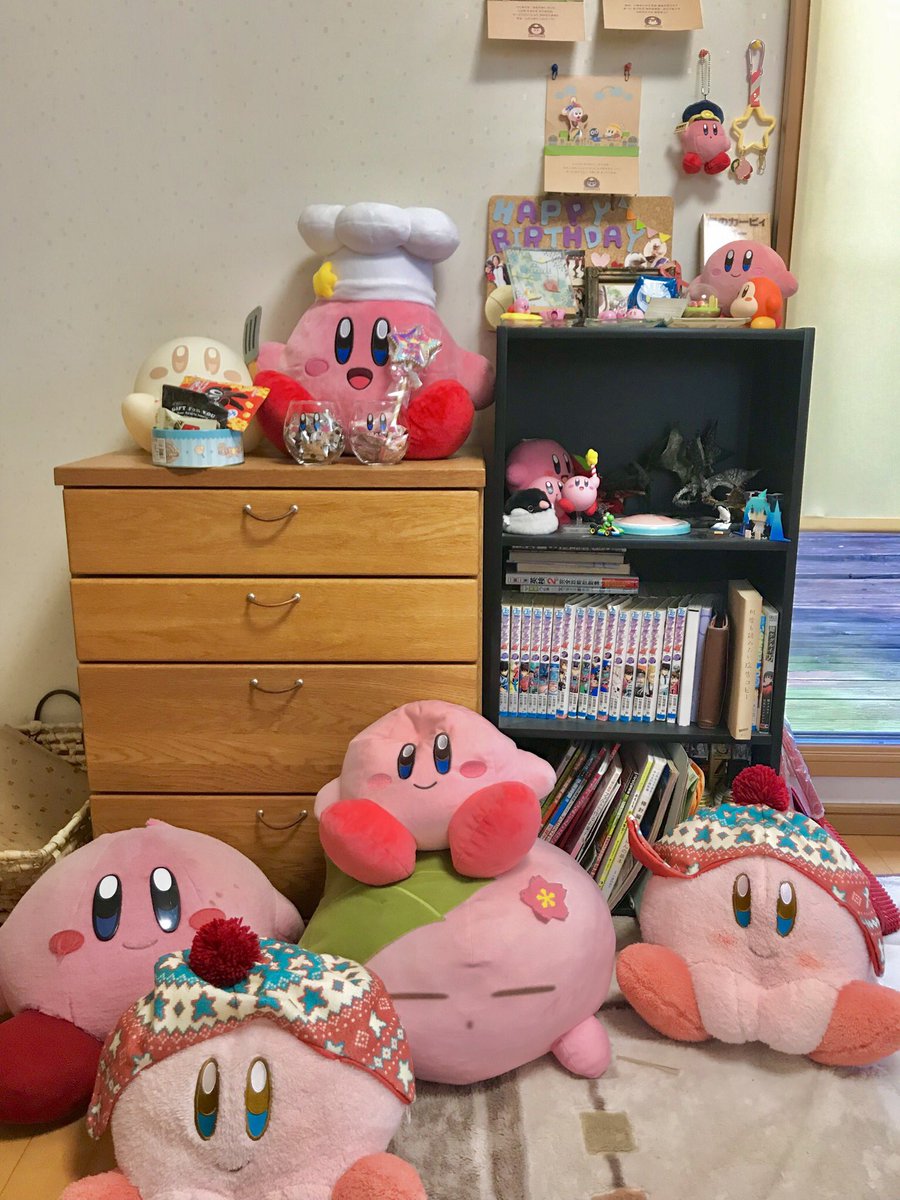あろう 部屋を片付けたのでカービィコーナー拡張した ぬいぐるみ置き台ほしい かわい ギャ すき あろう 部屋を片付けたのでカービィコーナー拡張した ぬいぐるみ置き台ほしい かわい ギャ すき