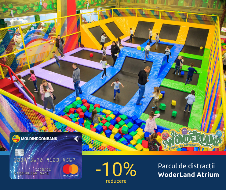 moldindconbank's tweet photo. 🤩Ai decis să petreci ultimele zile de vacanță în oraş? Distrează-te împreună cu copilul tău la Wonderland Atrium - partener #DiscountClub. Achită cu orice card 💳#Moldindconbank şi obții instant o reducere de 🔟% la toate distracțiile! 
 Detalii 👉https://t.co/kCVqoTikR1 https://t.co/7JzvcxhBLw