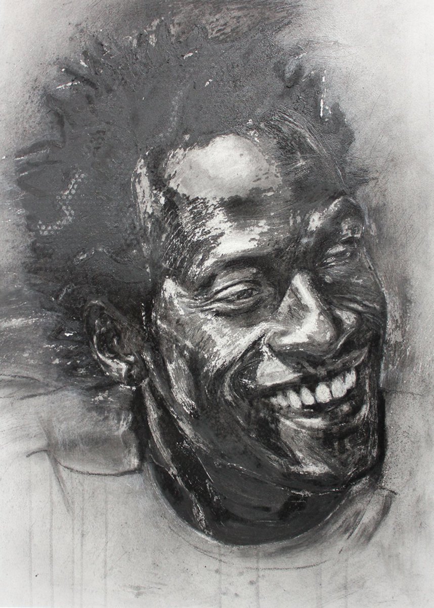 My Ugo Ehiogu portrait is on display at Bablake School in Coventry. Great art department @Coventry2021 @bluedoorcov @UKArtistsOnline @pfa @TellCoventry @BBCCovWarks @CoventryUpdates  @Leon_Mann @AVFCOfficial @SpursOfficial @Boro @Towno10 @WTHLP @Kingcanners @jmbrochen