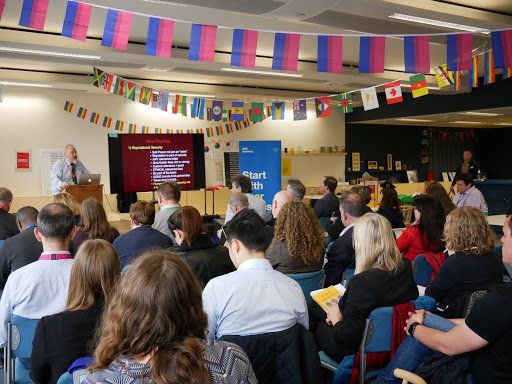 GDSacademy's tweet photo. Full house at another inspiring #GDSAcademy masterclass: @NickCull discusses rethinking #publicdiplomacy for a digital age. Find out more about our masterclasses on https://t.co/8z77e1S34e #reputationalsecurity https://t.co/hJbiLCeyMj