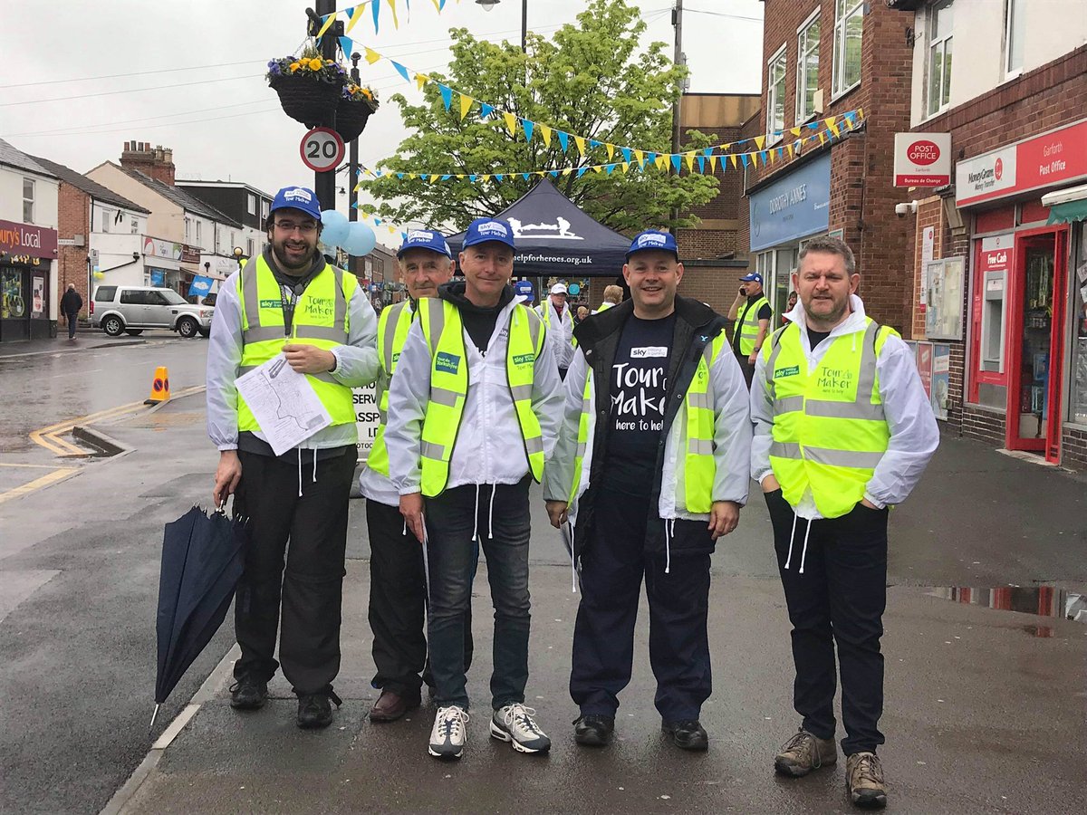 Tour markers doing a great job!! #garforth #TDY19