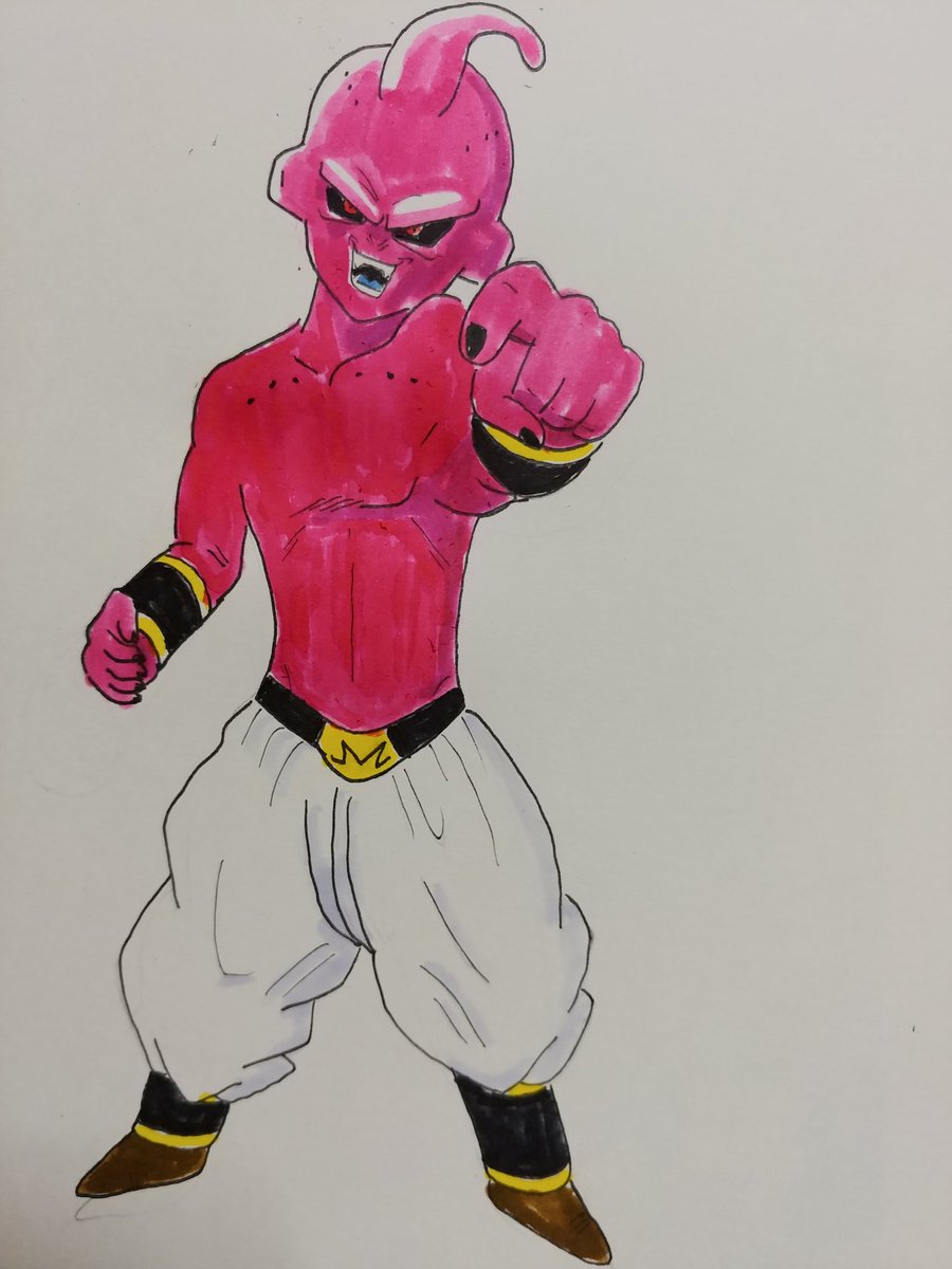 ゴルディアス Pe Twitter 魔人ブウ純粋です ドラゴンボール 魔人ブウ 絵描きさんと繋がりたい イラスト好きな人と繋がりたい アナログ絵描きさんと繋がりたい