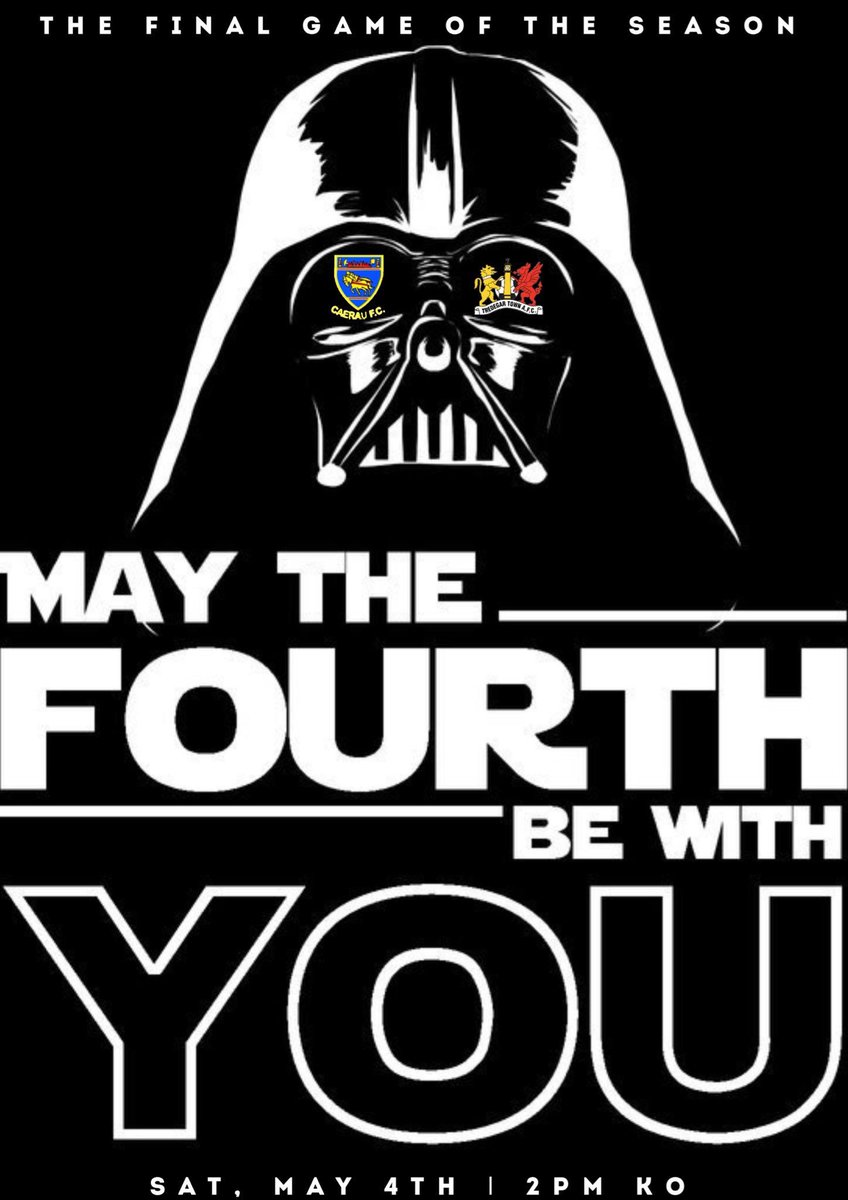 One day to go until we play our last match of 2018/19 away to <a href="/Caerau2/">Caerau Football Club 2019</a>, kick off at the earlier time of 2pm!

Following the match we have our Presentation Night commencing at 7pm at The Rhyd Hall in Tredegar⚽️🏆 #TTFC #UpTheTown #Awards